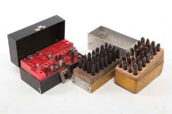 Vintage Die Punch Stamp Lot