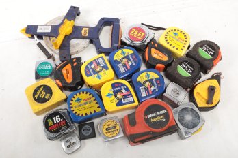Tool Lot Assorted Measuring Tapes