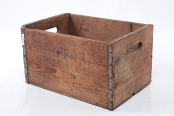 Vintage Stafford Ginger Ale Co. Shipping/Advertising Crate From Stafford Springs, CONN