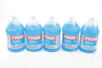 6 One Gallon Of Fram Windshield Washer Fluid