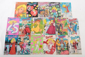 17pc Barbie Marvel Comic Books