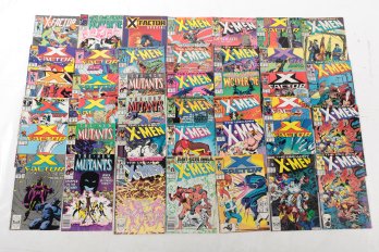 40pc Marvel Comic Book Lot Xmen, X Factor, The New Mutants