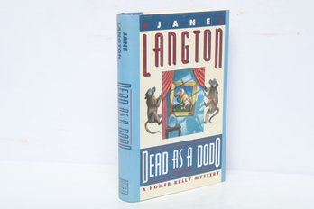 Crime Fiction: Dead As A Dodo By Jane Langton, Viking HC DJ, Illustrated Homer Kelly Mystery