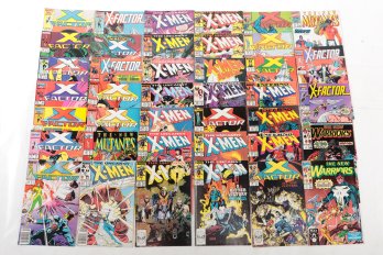 40pc Marvel Comic Book Lot Xmen, X Factor, The New Mutants