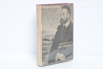 Art History Memoir: Bernard Berenson Sketch For A Self-Portrait, 1949 HC Pantheon