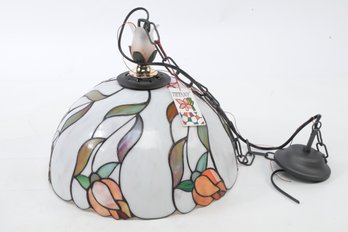 New: Italian Made Tiffany Style Ceiling Light Fixture Collezione Giotto (PE90016)