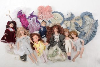 Lot Of Porcelain Dolls