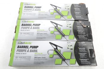 3 LubriMatic Barrel Pump 55-123 Die Cast Steel Pump Pro / Heavy Duty
