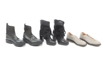 3 New Pairs Of Womans Shoes: Dr Martens Size 7 & Carlo Pazolini (37) & Giovanni Fabiani (37 1/2)