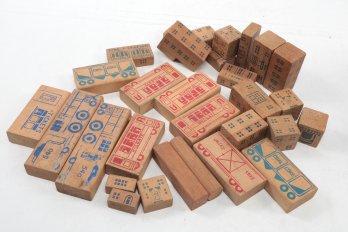 Grouping Of Vintage Holgate Wooden Toys