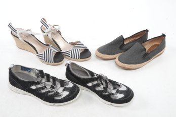 3 Pairs Of Ladies Shoes (Like New) Size 8