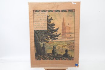 Hansi French World War I Propaganda Poster Fourth National Defense Loan