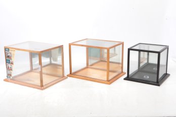 3 Sports Display Boxes