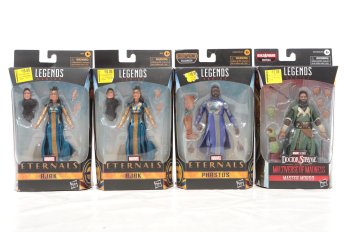 4pc NIB Marvel Legends Action Figures Eternals And Doctor Strange