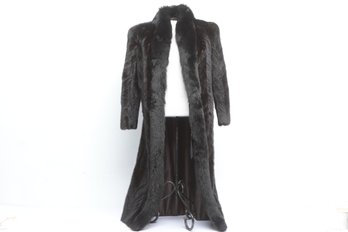 Vintage Black Mink Fur Coat Blum Bros (Small ?)