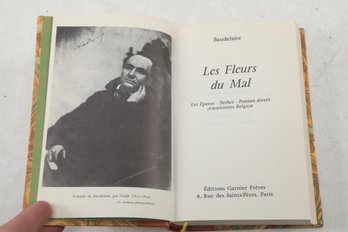 Finely Bound Les Fleurs Du Mal By Baudelaire, Including Les Paves, Bribes, Poemes Divers, Amenitates Belgicae