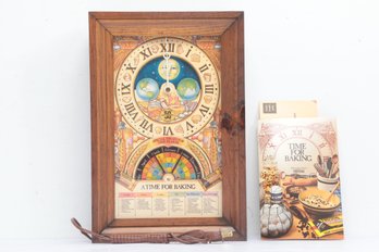 Vintage Nestle Clock, A Time For Baking, Toll House Moon Phase