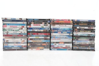 Large Grouping Of Mixed Genre DVDs: Van Helsing, Double Jeopard, Elf, Julia & Julia, Perfect Storm & Much More