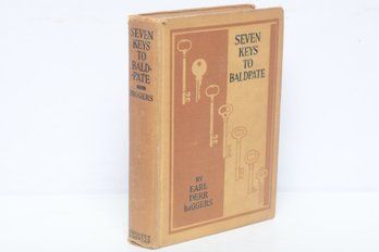 Crime Fiction: Seven Keys To Baldpate By Earl Derr Biggers, Illustrated By Frank Snapp, Grosset & Dunlap 1913