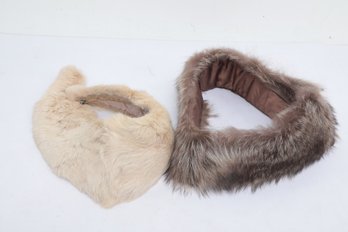 Pair Of Vintage Fur Collars