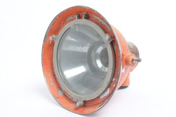 Vintage Copper Ship Light    NO LIGHT