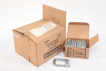 Adjustable 'C' Clamps #1415 (1 1/2' Capacity) - 5 Boxes W/12 Clamps Per Box