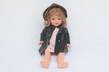 Vintage 1930s/40s Composition Sleep Eye Doll (24') Unmarked