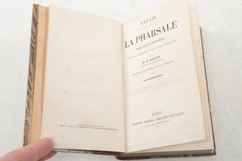 Lucain, La Pharsale, Traduction De Marmontel, Revue Et Completee  Avec Le Plus Grand Soin Par M. H. Durand,