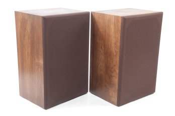 Pair Of Vintage Infinity 1500 Wood Cabinet Speakers