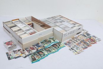 (2) 3200 Count Box Of Baseball, Football, Hockey - From Early 1980s & Up