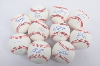 10 - Rawling Major League Baseballs - Signed