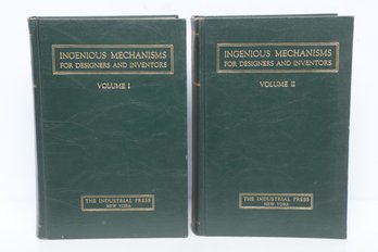 Mechanical Engineering: Ingenious Mechanisms For Designers And Inventors, Volumes I & II, Industrial Press HC