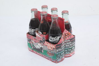 Vintage 1995 Coca-Cola 'Classic Cal' N.O.S. Glass Bottles