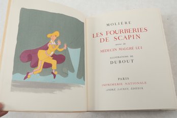 Dubout, Moliere, Les Fourberies De Scapin Suivies Du Medecin Malgre Lui, Illustrations De Dubout, Paris, Impri