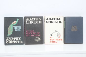 Crime Fiction: (4) Agatha Christie Dodd Mead & Grosset US Hardcovers W/ DJs, 1945-1968