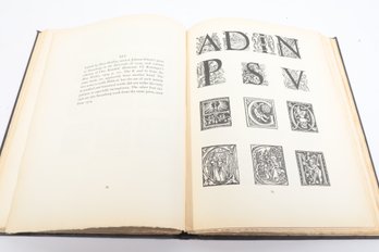 Decorative Initial Letters A F Johnson Cresset Press 1931 Typographic Ornament Design Illustrated Folio