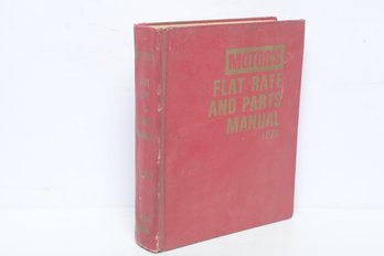 Automotive History: 1970 Motor's Flat Rate And Parts Manual, 42nd Edition, Illustrated Hardcover