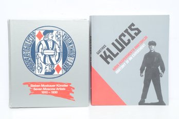 Russian Avant-Garde Art: Gustavs Klucis & Seven Moscow Artists, 2 Hardcover Scholarly Illustrated Books
