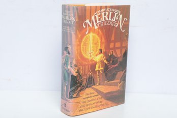 Arthurian Fantasy: Mary Stewarts Merlin Trilogy, 1980 HC DJ, Three Complete Novels, Greg Hildebrandt Art