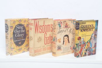 Historical & Mid-Century Fiction: 4 HC DJ Books Carroll, Barnes, Diamant, Borowsky