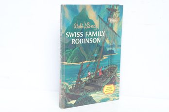 Children's Literature: Walt Disney Swiss Family Robinson, Golden Press HC, Illustrated By Denver Gillin