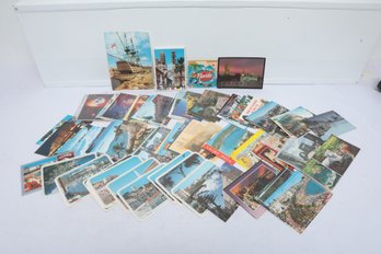 Vintage Postcard Lot: International Travel, Florida, London, Italy, France, Landscapes & Historical Sites