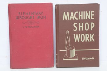 TRADES. Elementary Wrought Iron Machine Shop Work, Vintage Books