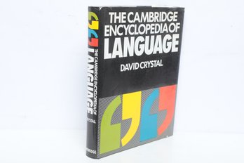 LINGUISTICS. The Cambridge Encyclopedia Of Language, Scholarly Book