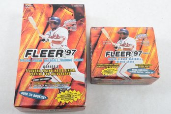 (2) 1997 Fleer Series 2 Boxes Opened  Please Read The Description.