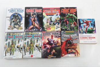 Lot Of Comic Book Overstreet Price Guides 37 38 39 44 44 45 46 46 50