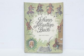 INSCRIBED BY AUTHOR 1965 Illustrated Book On BACH HC DJ Music Book