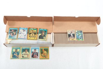 1987 Topps Baseball Set Mark McGwire Barry Bonds Bo Jackson  1987 Fleer Baseball Bonds Will Clark RC's