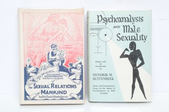 SEXOLOGY. The Sexual Relations Of Mankind Psychoanalysis (1935) & Male Sexuality (1966)