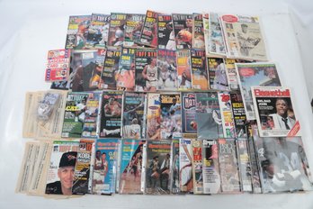 Huge Lot Sports Illustrated Magazines Tuff Stuff Mickey Mantle Commemorative Baseball Boston Red Sox WS